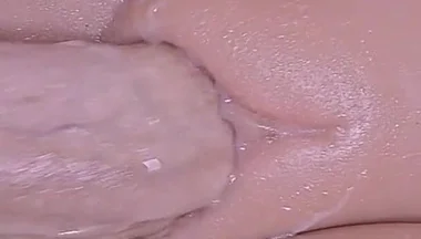 Cumming All Over Fucking Her Tight Wet Pussy