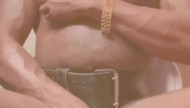 Intense Verbal Leather Muscle Titplay & Edging Bate