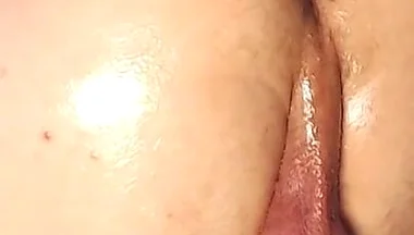 Latin Guy Does an Oil Show and Fucks with His Fingers