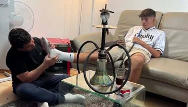 Master pablo feet socks serving