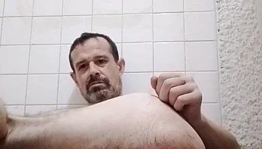 Showing off My Hairy Stepdad Cunt