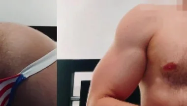This Muscular Passive Is Open on His Legs Waiting for You...