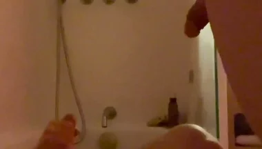 Dared to Pee on My Naked Flatmate Who Gets Hard