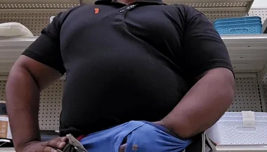 Thick Stepdaddy Cums in Public Store