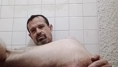 Showing off My Hairy Stepdad Cunt