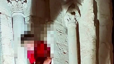 Excessive Cumshot in a Super Risky Place