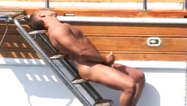 Watch Me Stroke My Monster Cock Solo Outside as a Young Muscle Stud Until I Cum Everywhere