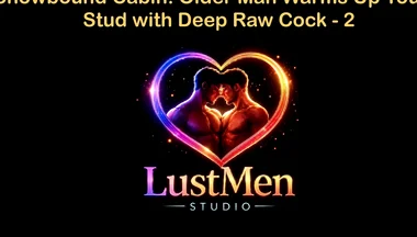 English Audio Gay Sex Story - Snowbound Cabin: Older Man Warms up Young Stud with Deep Raw Cock - Part 2