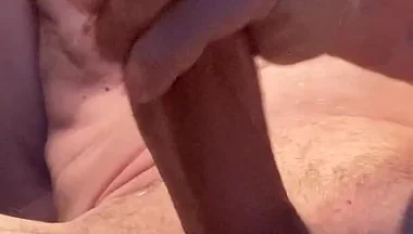Veiny Daddy Shoots a River of Cum