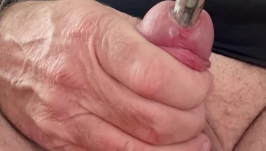 Cock Sounding with Cumshot