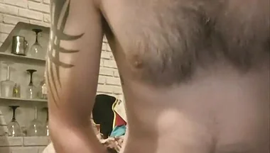 Wanking My Big Hard Dick and Smoking a Cigarette