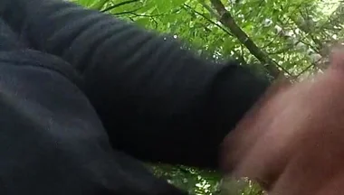 Cumshot at the Bus Stop