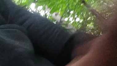 Cumshot at the Bus Stop