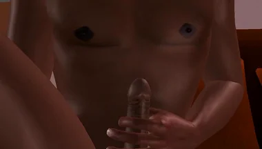 Animated 3D Gay Porn - Solo Black Man Sitting Shaking His Dick