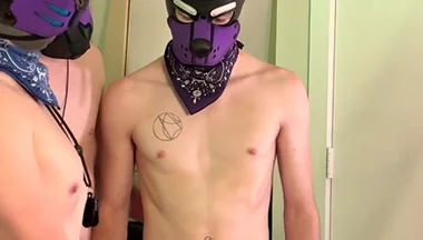 Pup Erebus in the Sling