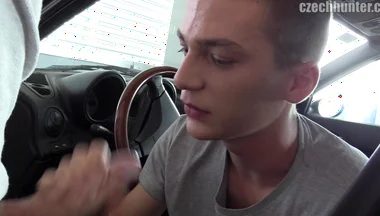 Slim Czech Hunter Buys Underwear From Lonely Before Hot Bareback Doggystyle Action