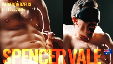 Aussie Muscular Hunk Big Dick Got Edged