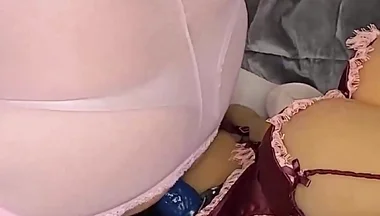 Single Angle Camera Pegging Daddy for the First Time