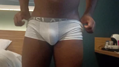 Black Guy Wears Different Underwear and Goons in Slow Motion