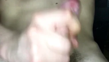 Young Man Jerking off His Big Cock