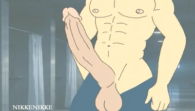Yaoi: Rips Young Skater Twink Jax's Wet Little Briefs and Fucks His Ass Deep in the Locker Room