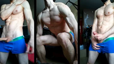 A Quick Warm-up Before the Main Workout - Massive Cumshot