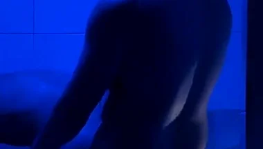 Muscle Bear Fucks Latino in Gay Sauna