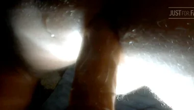 Close up Rotating Dildo