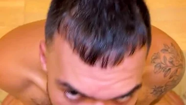 POV Blowjob with Huge Facial Cumshot