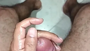 Close-up of Foreskin and Ejaculation in My Pants