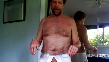 Hairyartist as Your White Brief Caveman