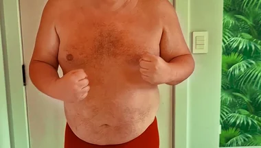 (no Vi0lence) POV Fight and the Secret Move in the Sauna by Heavyhitterboxer