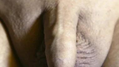 Play with My Little Cock and Balls. at the End There I Cum.