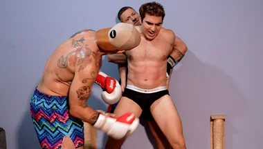 2x1 Hard Gutpunching and Ballbusting No Mercy