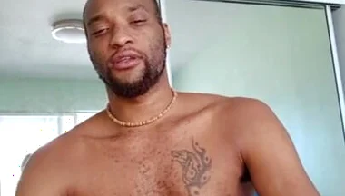 Hard Cum After Stroking BBC on Cam!