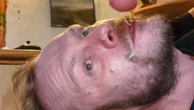 Messy spit intensive saliva play and deepthroating