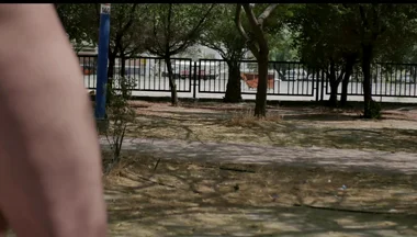 Arab Kuwaiti Exhibitionist Cruising Fully Naked in Park