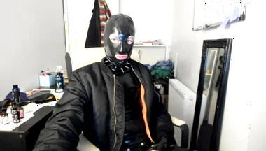British rubber boy handjob
