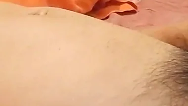 Worship Twink's Big Hairy Cock and Balls, Wank on Boy's Dark Full Bush Pube, Soft Silk Skin