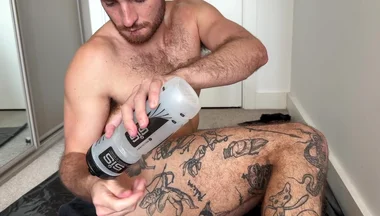 Solo Dildo Hole Wrecking with 12 Inc Volleyball Vince and 19.8 Inc Hella Anal Plug