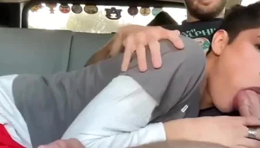 Stepdaddy Fucks His Boy In Car