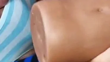 Femboy's Pussy Holes Filled with Cum From Two Huge Cocks