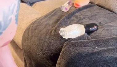 Multiple Masturbation Toys and Multiple Cumshots