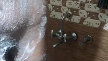 Mayank Taking Shower and Pissing