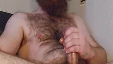 Lubing Up My Thick Cock