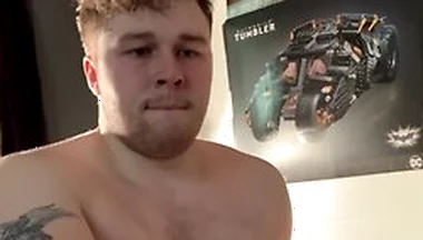 Chubby Boy Takes Massive 10 Dildo