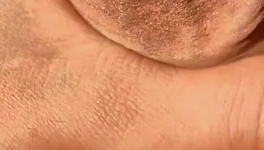 Daddy’s Tight Foreskin Stretched and Leaking Precum