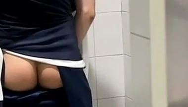 Homemade Roommates Mutual Dare Expose Your Ass While Peeing in Public Urinal