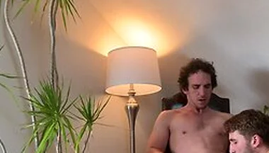 Greg Mckeon, Colton Mckeon And Real Life In Blowjobs On The Leather Chair