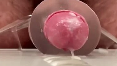 Pov: Close Up Of Me Thrusting & Fucking My Clear Stroker Toy Till I Cum (normal Speed Version)